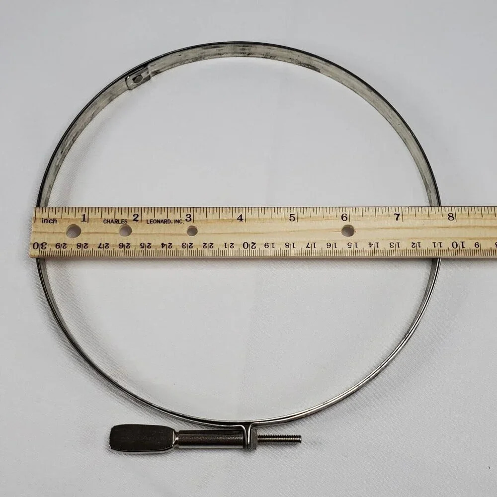 VTG 7.75” Metal Embroidery Hoop Needle Point Adjustable Screw - Picture 8 of 8